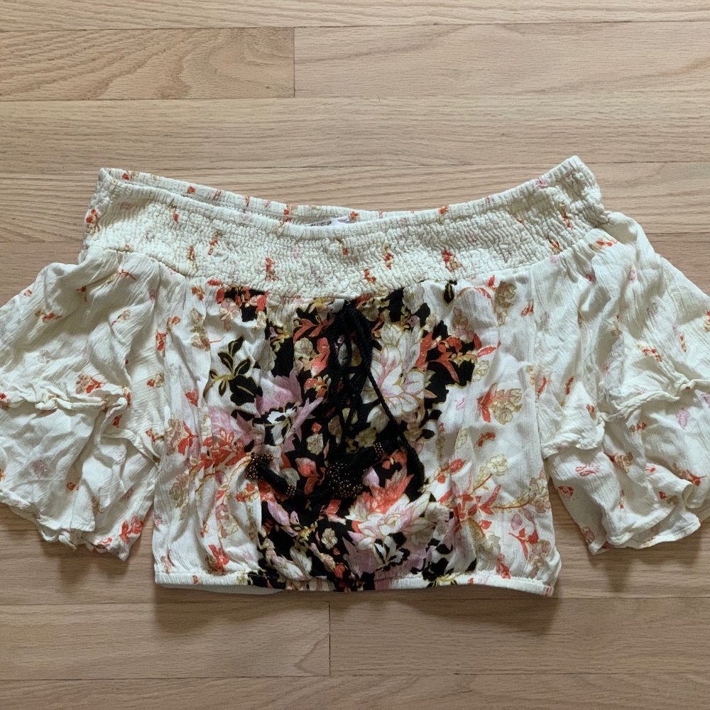 Band of Gypsies off the shoulder crop top, sm